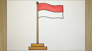 Download Lagu Cara menggambar bendera indonesia MP3