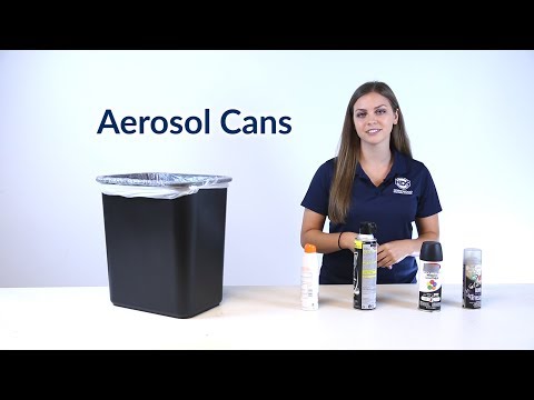 Aerosol Cans Recycling Tips