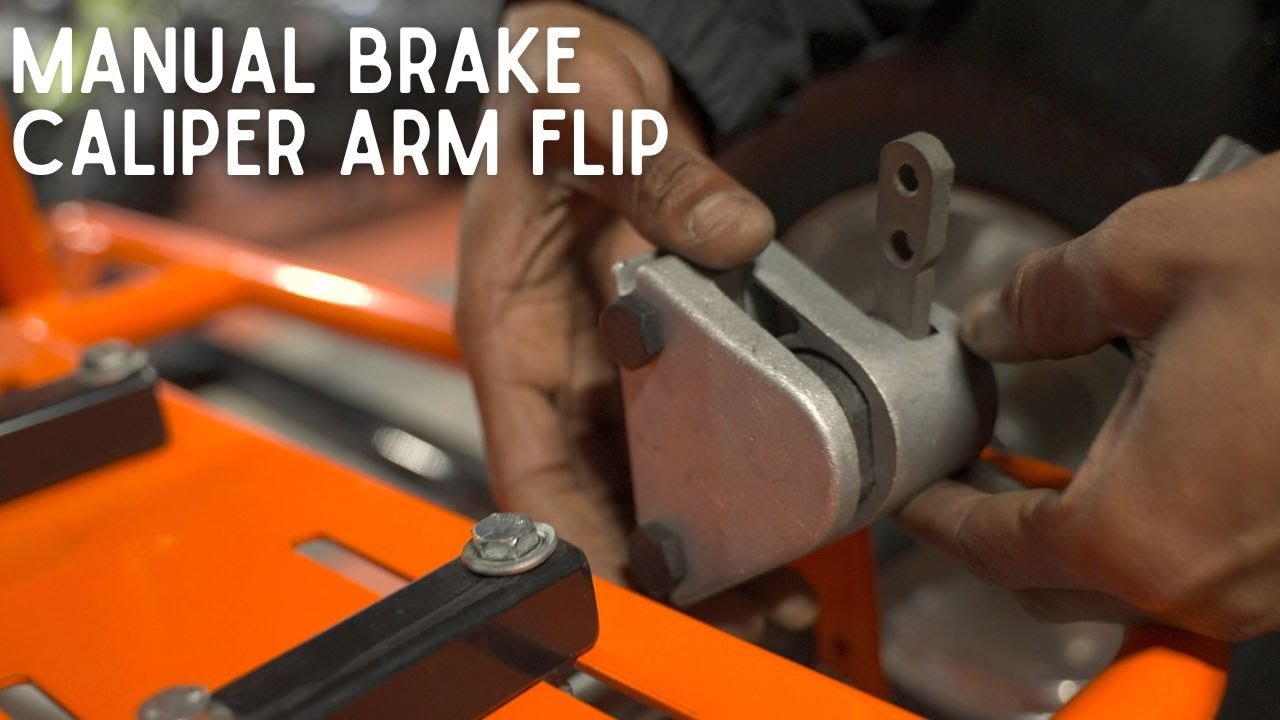 Change Arm Positions on Go Kart Manual Brake Caliper Install YouTube