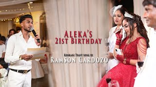 New Konkani Toast Song | Aleka’s 21st Birthday | by Ramson Cardoso