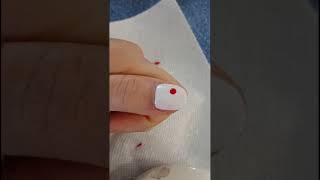 How to make easy heart nail art for Valentine s / cách ve