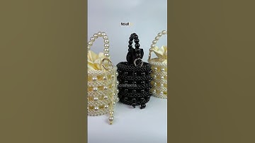 Bead bag -handmade with love ✨#beadbag #handmadewithlove #handmade #diy #beads