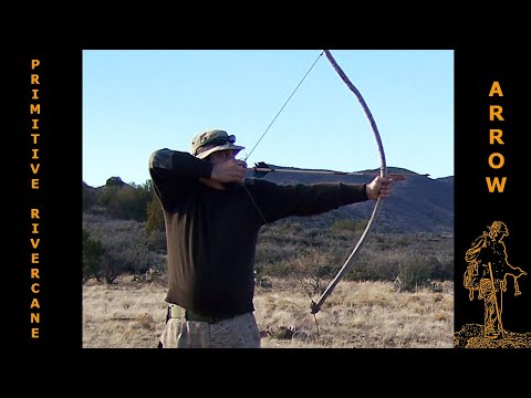 Old Video Clips, Episode 3 - Making a Primitive Rivercane Arrow