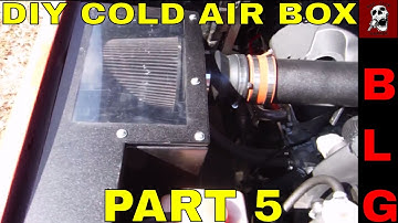 LS Swap C10 Custom DIY Cold Air Box PART 5 Final Video