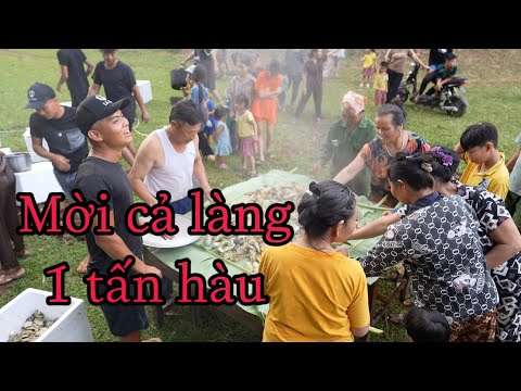 Mời cả làng ăn 1 tấn hàu & cái kết bất ổn :))