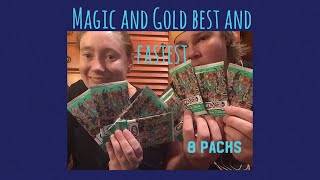 Unboxing 8 Packs of 2024 AFL Teamcoach (Magic wildcard + GOLD Best and Fairest)