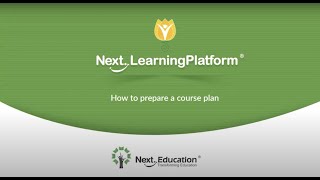 Process to Prepare a Course Plan and Introduction to the Summary Page
