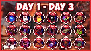 Information THE HOLLOW Day 1 - Day 3: How to get ALL 18 FREE UGC in The Hollow Roblox News