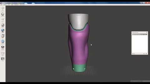 Make a Transtibial Socket in Meshmixer 3