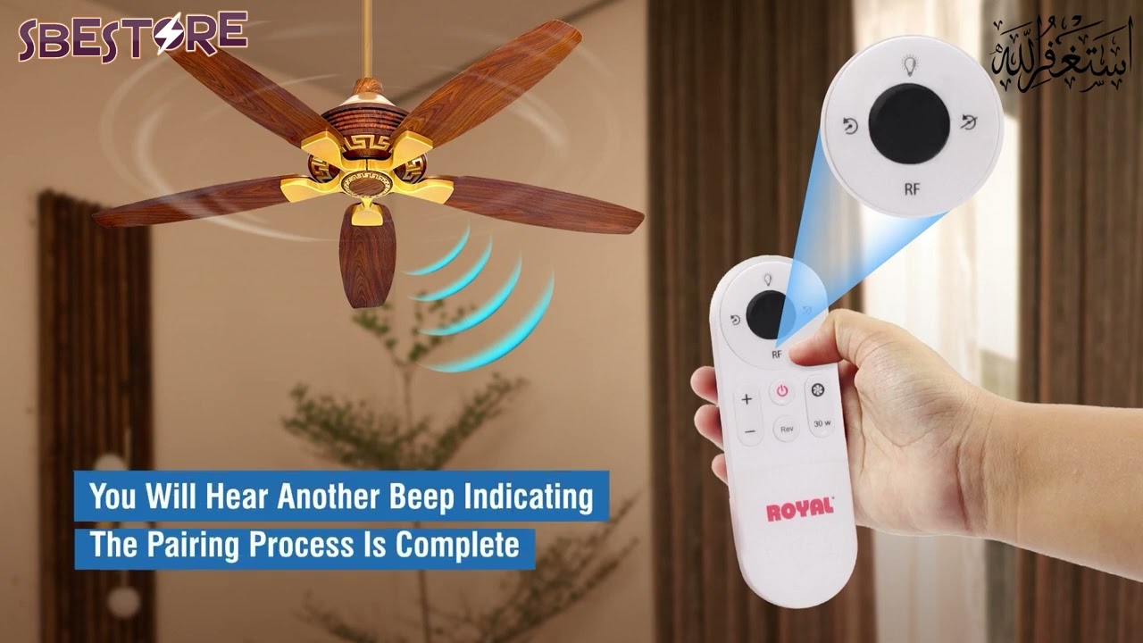 🔧 How to Connect Remote with Royal Inverter Fan | Easy Step-by-Step Guide