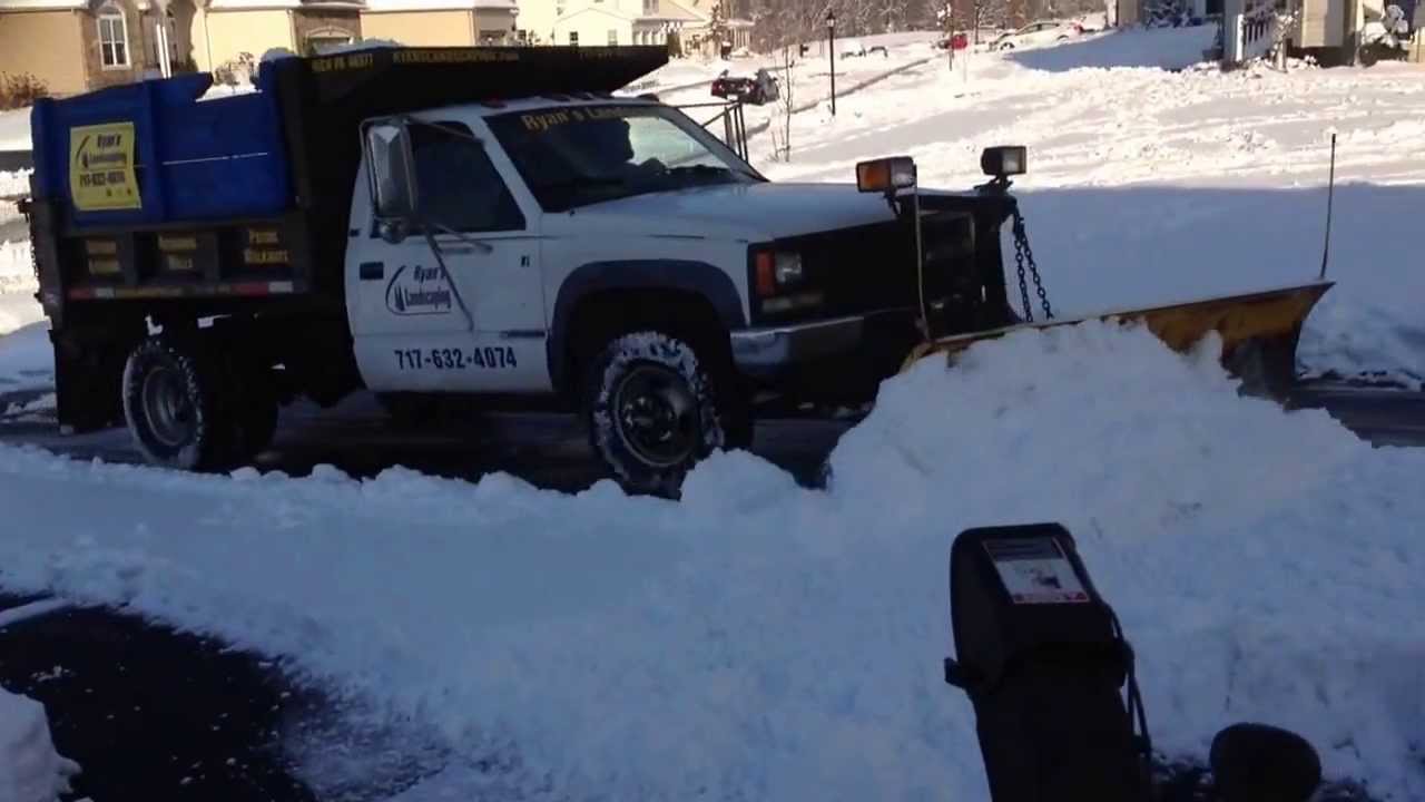 Residential Snow Plowing & Ice Management in Hanover, Pa by Ryan's Landscaping