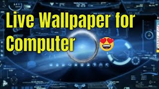 Rainmeter skin review! Neon Space