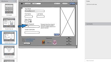 Website Demo Balsamiq