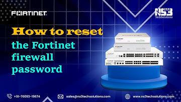 How to Reset Fortinet Firewall Password | #FortinetFirewall