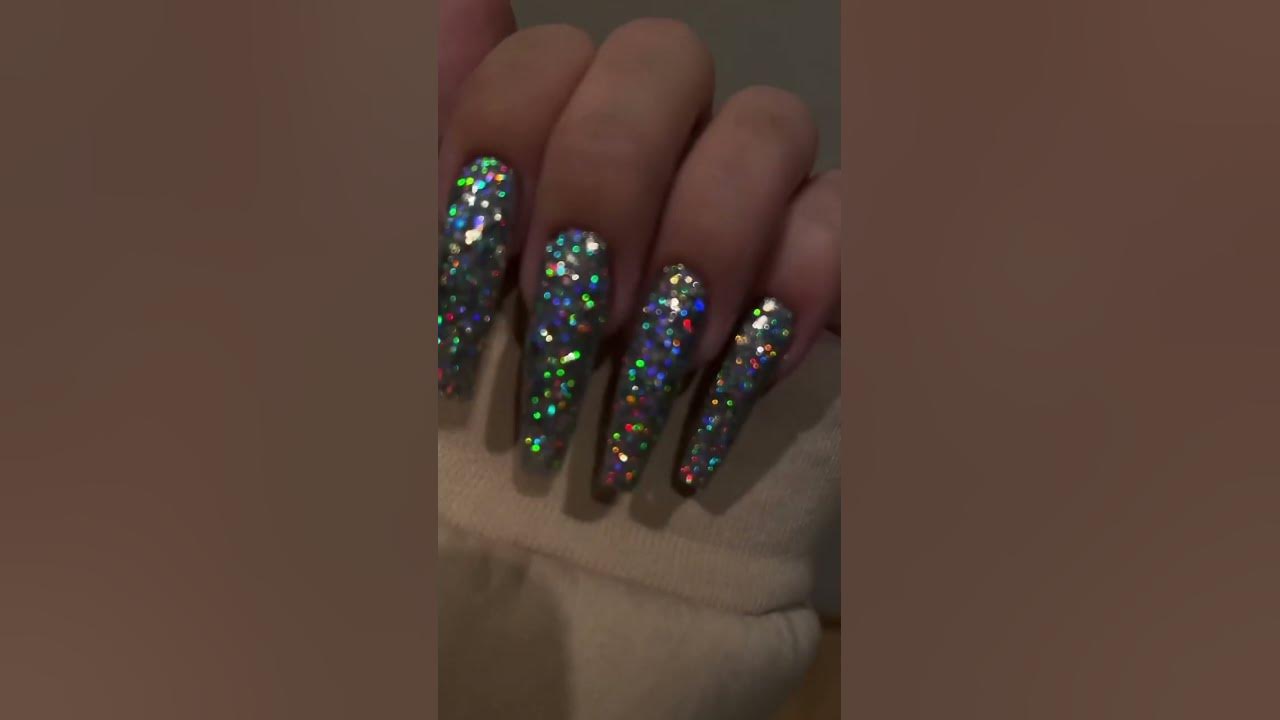 100% Handmade Baddie Simple Coffin Nails With Rhinestones