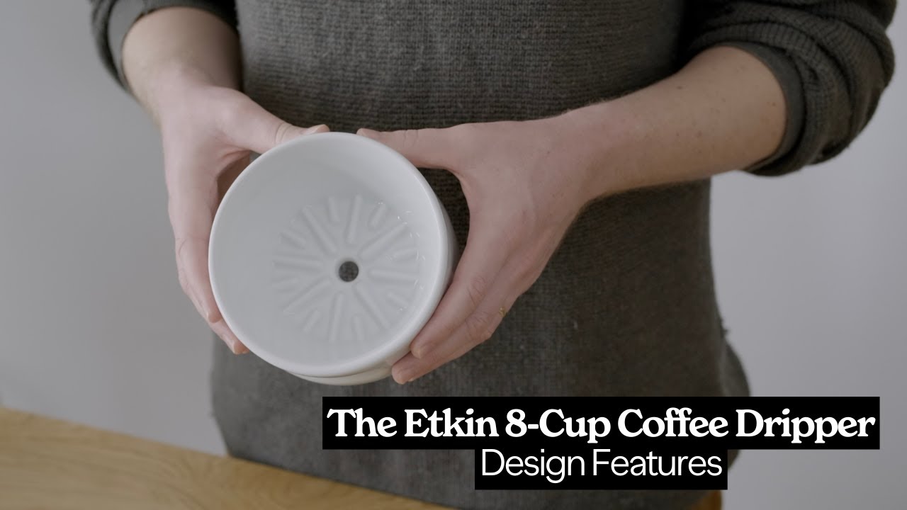The Etkin 8Cup Coffee Dripper Design Features YouTube