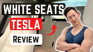 White Tesla Seats Review - Do I regret it??