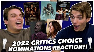 2022 Critics Choice Nominations REACTION!!