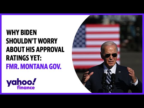 Why biden shouldn't worry about his approval ratings yet: fmr. Montana gov.