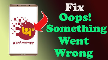 ✅How to Fix PNB ONE App Oops something Went Wrong Error on Android ✅