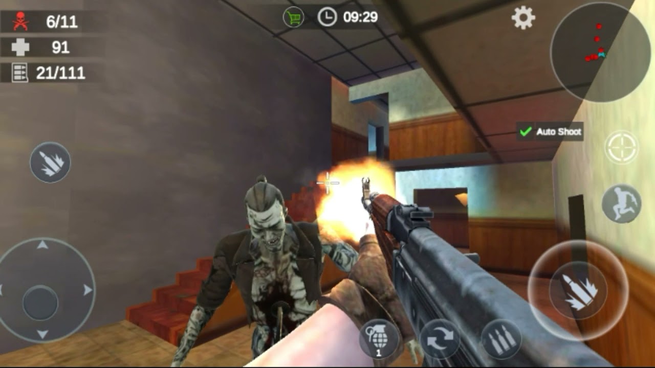 Zombie 3D Gun Shooter : Fun Free FPS Shooting Game - Party at night 33 (android gameplay)