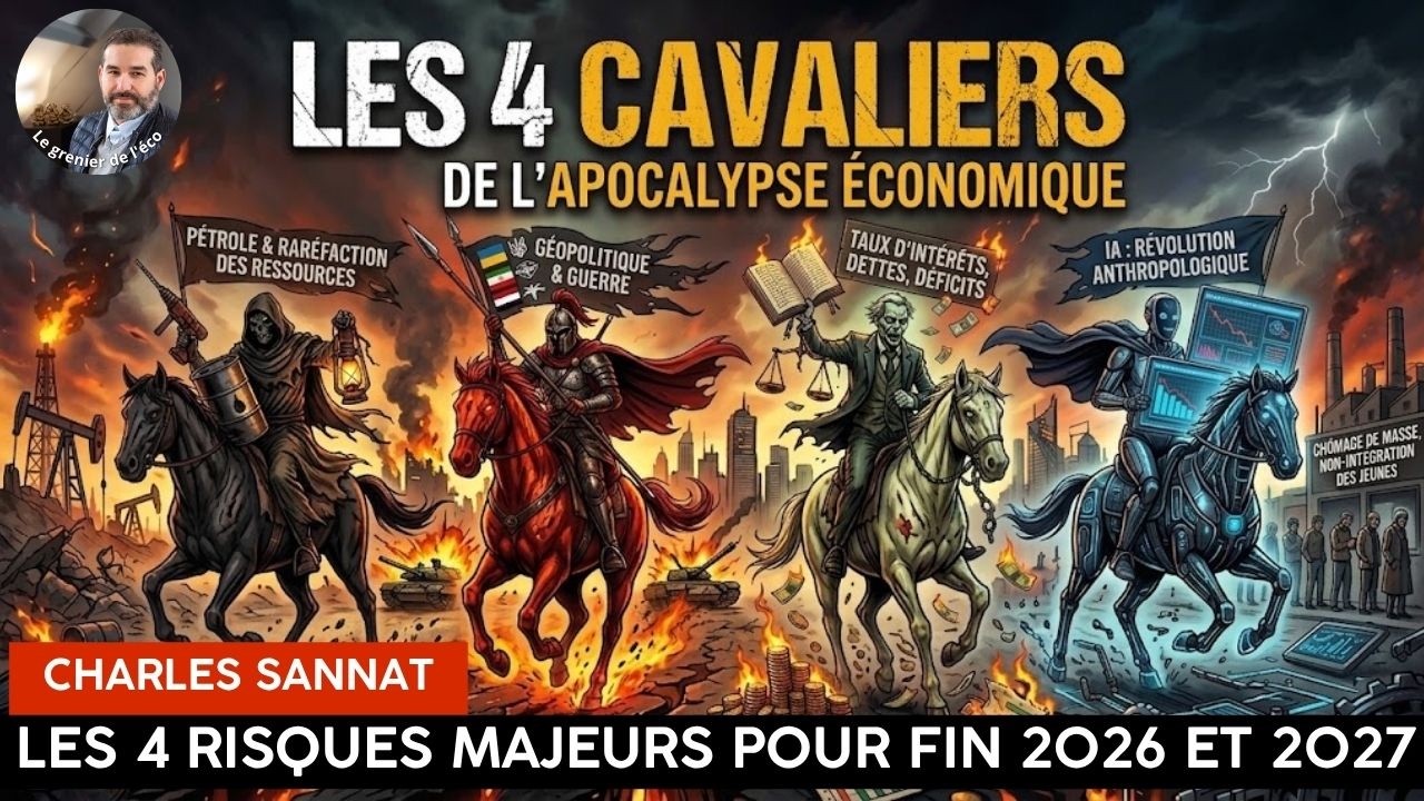 Les 4 cavaliers de l'apocalypse économiques, tout ce que l'on vous cache sur la gravité de la crise.
