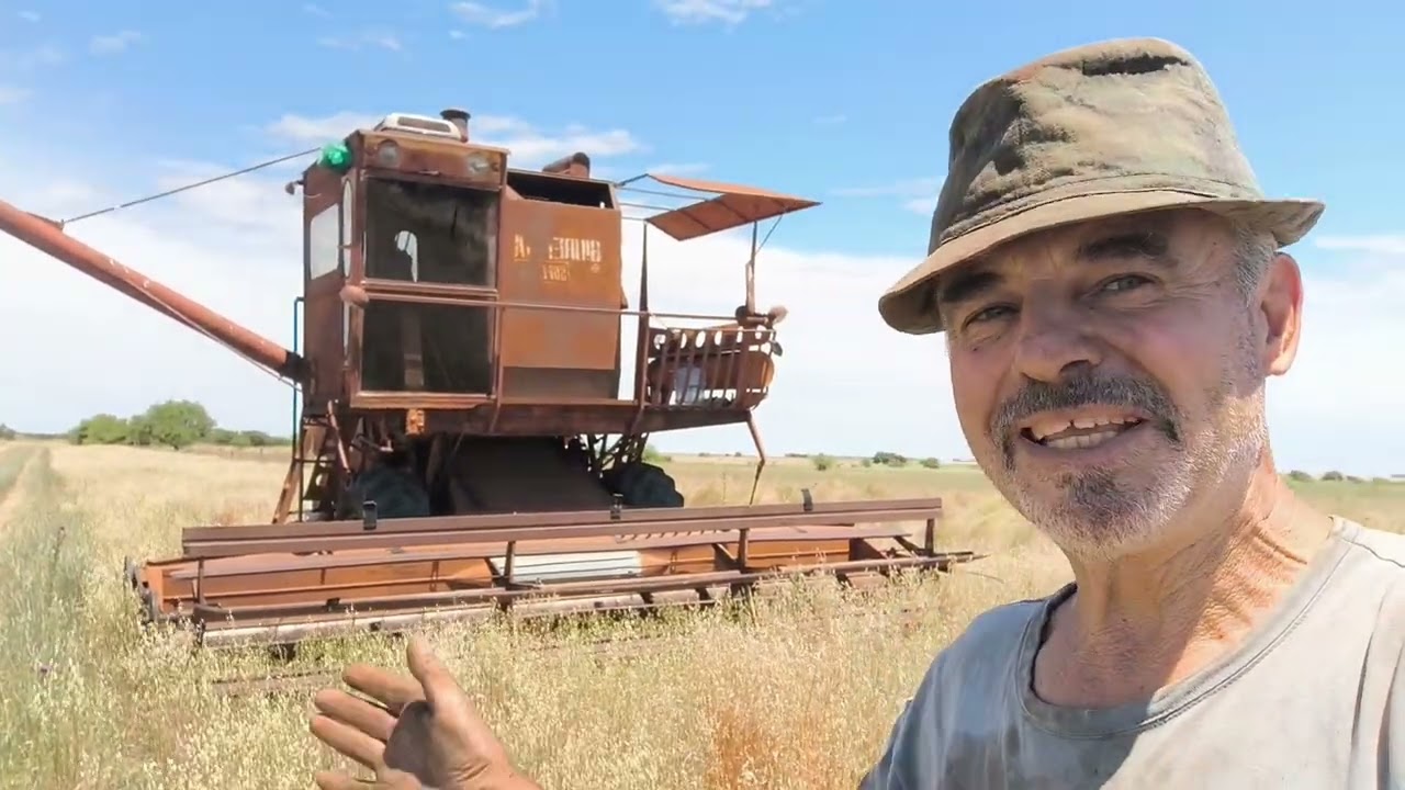 De trabajos en las cosechas de cereales. 