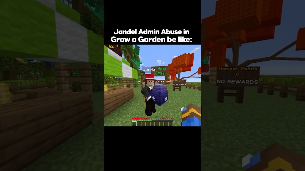 Admin Abuse in Grow a Garden be like: