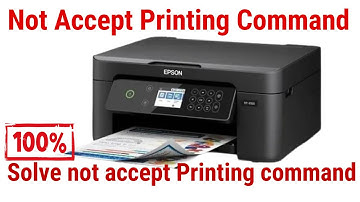 Fix& solve : Printer not accepting print command. 100% fix this issue
