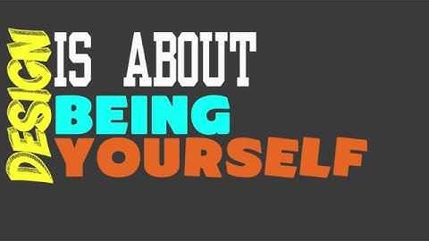 KNB123 - nothing but type video - Task 1