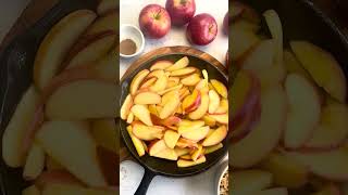 Choc-hazelnut apple crumble