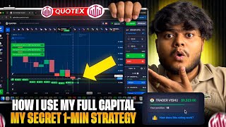 Quotex | My Personal 1 Min Sureshot Strategy | Quotex Trading Strategy