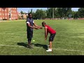 Wide Receiver Training: Body Leverage vs Press man