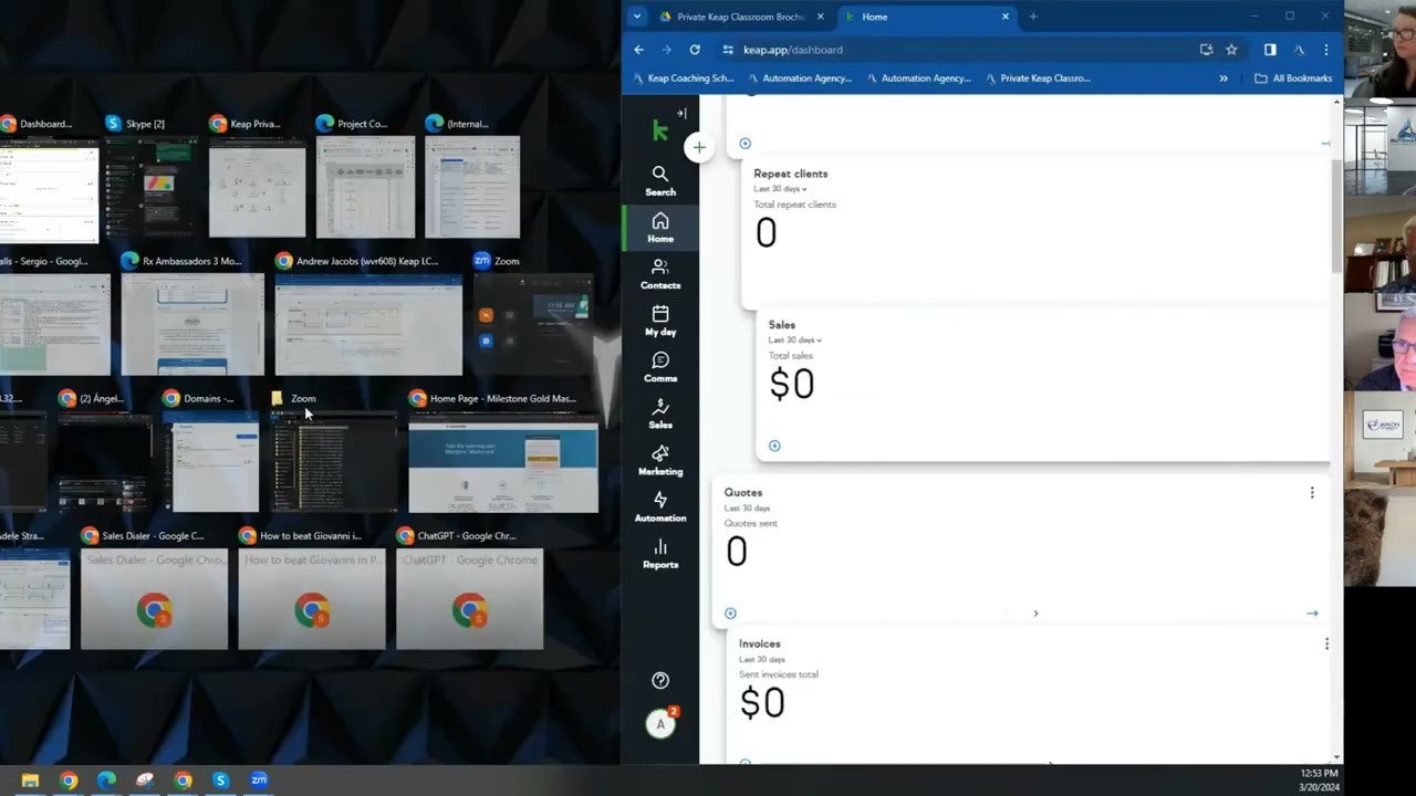 Keap Tutorial: Managing Keap Widgets in Max Classic & Pro Dashboard