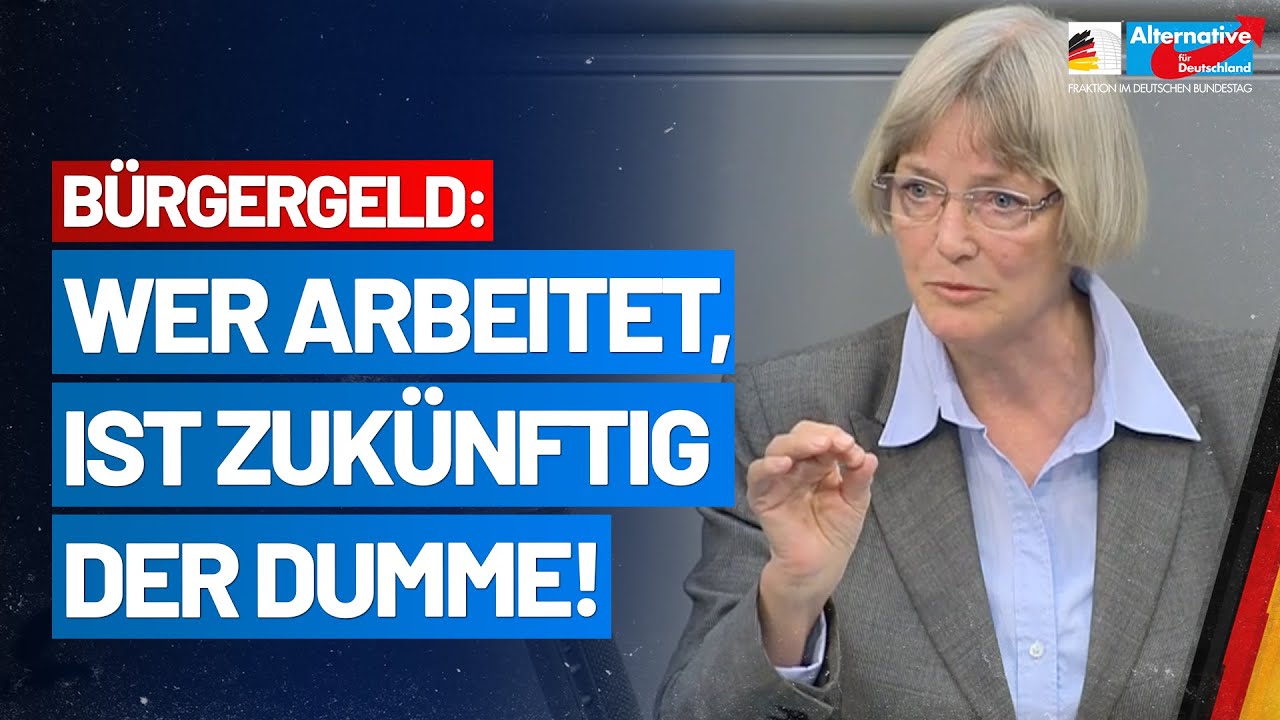 Wer Arbeitet Ist Künftig Der Dumme Bürgergeld: Wer arbeitet ist zukünftig der Dumme! Gerrit Huy - AfD