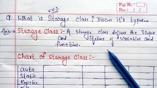 storage class in c in hindi | scope and lifetime of storage class in c programming