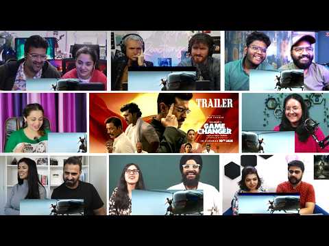 GAME CHANGER TRAILER REACTION MASHUP (TELUGU) | RAM CHARAN | KIARA ADVANI | SHANKAR