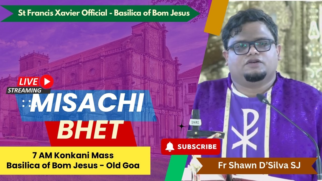 6 AM Konkani Mass |Prachit Kallacho Poilo Aitar | Basilica of Bom Jesus, Porne Goy | 22 Febrer 2026