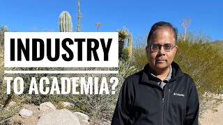 Professor Job after Industry?