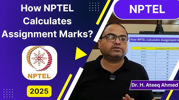 Hoe berekent NPTEL opdrachtcijfers?