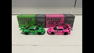 MINI GT 1/64 Porsche 911 GT3 R Roxy & Rexy IMSA AO Racing Review