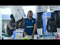 La joie dans les vestiaires après le succès face à Angers (3-1)