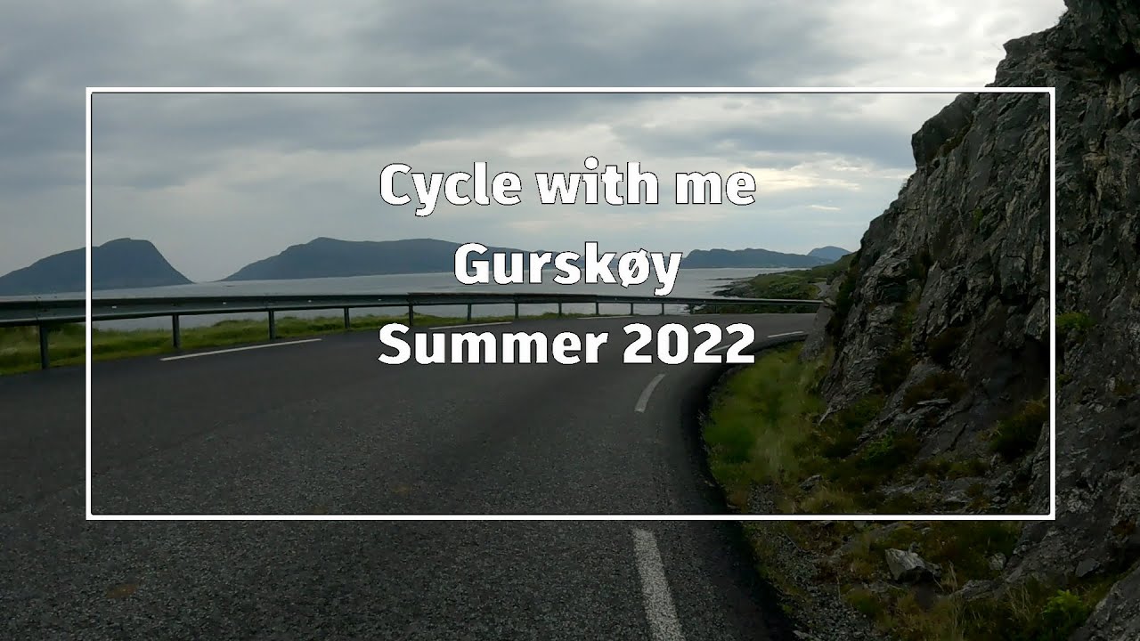 Cycle with me - Bike ride around Gurskøy - Norway - B012 - 4K - Time-Lapse