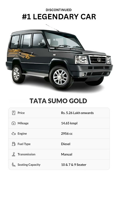 Tata Sumo Gold | Legendary SUV Of India | #tatasumo #tatasumogold #tatasumo2025 #nostalgia #tata