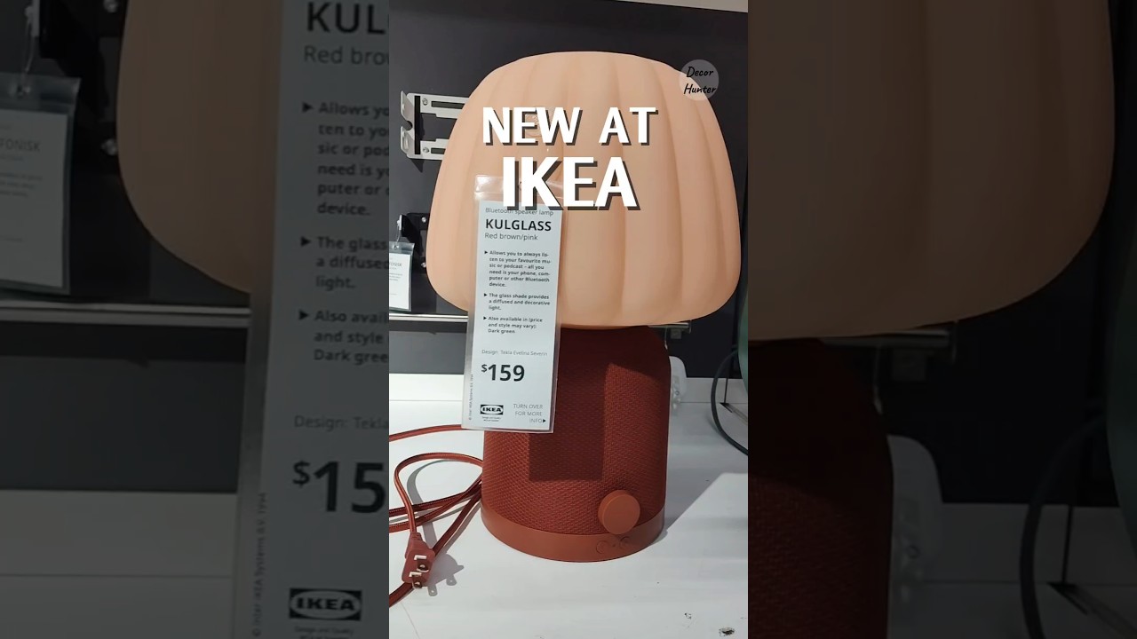 What's New At IKEA For February 2026: LAMPS & SPEAKERS
