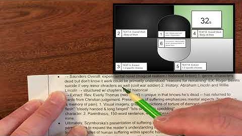 IB Lit.: Individual Oral: Example with timer & questions