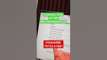 canada visa approved after reconsideration