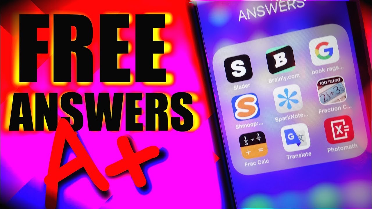 These Apps Will Do Your Homework For You Get Them Now Homework Answer Keys Free Apps Youtube