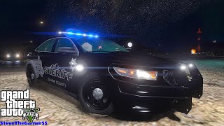 Sheriff Night Patrol|| GTA 5 Mod Lspdfr|| #lspdfr #stevethegamer55