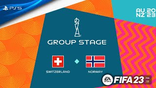 Fifa 23 | Switzerland Vs Norway | Fifa Women's World Cup | Gameplay | PS5